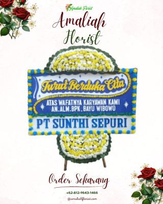 Papan Bunga Duka di Agrowisata