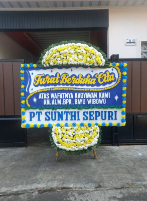 Papan Bunga Duka di Agrowisata